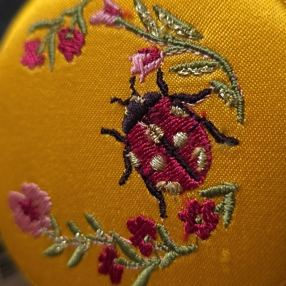 ❤️BUY 2 GET 1 FREE  Vibrant Yellow Floral Cosmetic Bag with Zipper - Picture 10 of 12